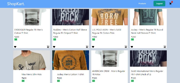 A a simple ecommerce website built with react and tailwind css built with modern frontend techniques for responsive and reusable UI.