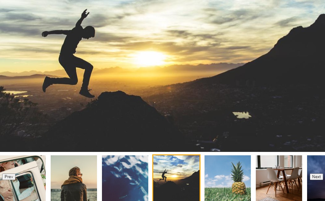 A a simple image carousel built with react built with modern frontend techniques for responsive and reusable UI.