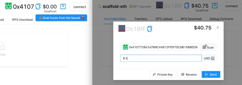A a simple nft example using react built with modern frontend techniques for responsive and reusable UI.