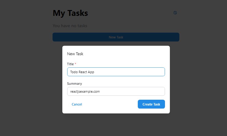 A a simple react todo list app using mantine ui built with modern frontend techniques for responsive and reusable UI.