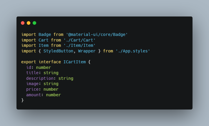 A a simple shopping cart built with reactjs and typescript built with modern frontend techniques for responsive and reusable UI.