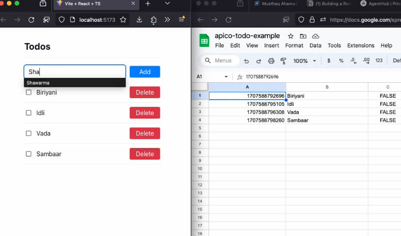 A a simple todo application with google sheets and react built with modern frontend techniques for responsive and reusable UI.