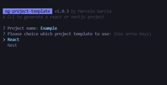 A a cli tool for creating a template project built with modern frontend techniques for responsive and reusable UI.