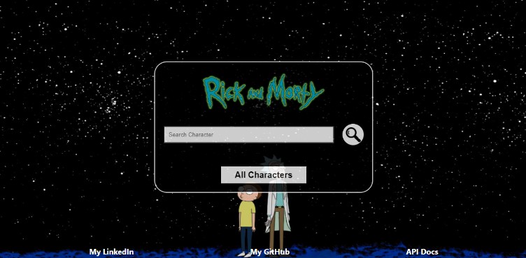 A a simple wiki for rick and morty, made with react built with modern frontend techniques for responsive and reusable UI.