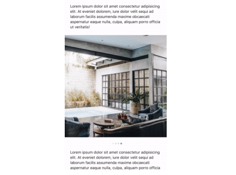 A a slider component with pinch to zoom capabilities inspired by instagram built with modern frontend techniques for responsive and reusable UI.