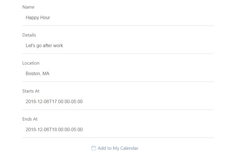 A a small package for adding an event to a calendar built with modern frontend techniques for responsive and reusable UI.