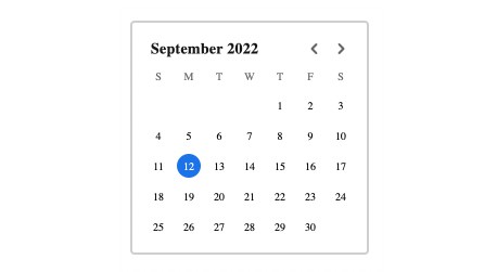 A a small react package for picking a single date from a calendar built with modern frontend techniques for responsive and reusable UI.