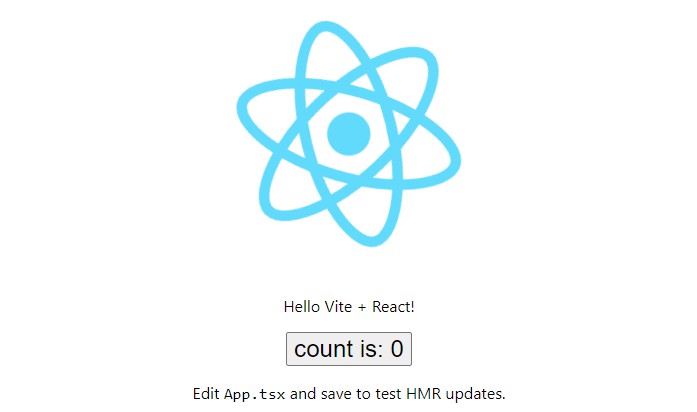 A a starter for react with typescript with the fast vite built with modern frontend techniques for responsive and reusable UI.