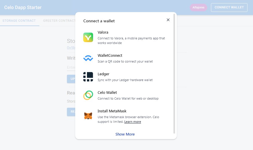 A a starter pack to get started with building dapps on celo built with modern frontend techniques for responsive and reusable UI.