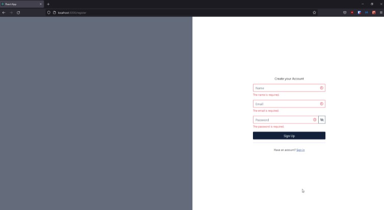 A a starter template for login, register and forgot password using react built with modern frontend techniques for responsive and reusable UI.