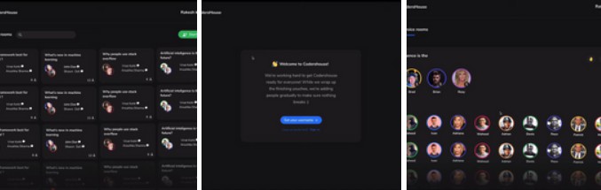 A a clubhouse project using node, express, mongo, webrtc, socket.io, and react js built with modern frontend techniques for responsive and reusable UI.