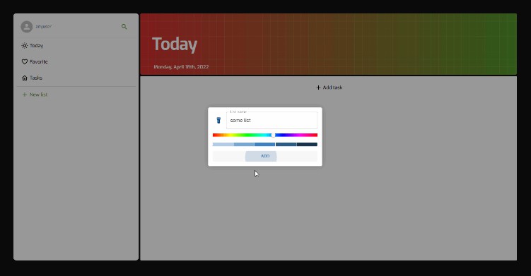 A a task application made with next and firebase built with modern frontend techniques for responsive and reusable UI.