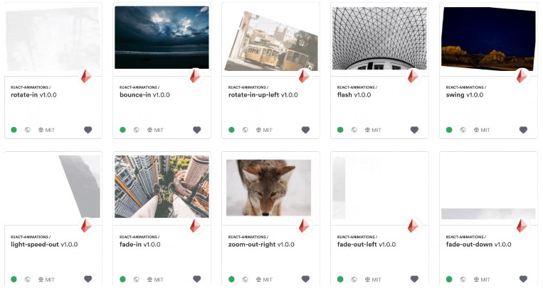 A a collection of animations that can be used with any inline style library built with modern frontend techniques for responsive and reusable UI.