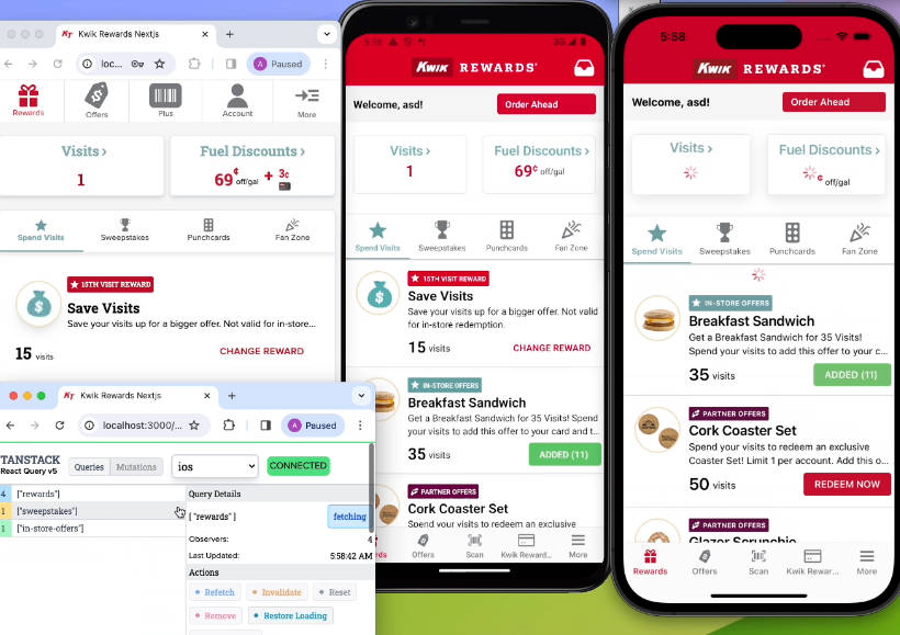 A a tool that can be used by anyone to manage react query state externally built with modern frontend techniques for responsive and reusable UI.