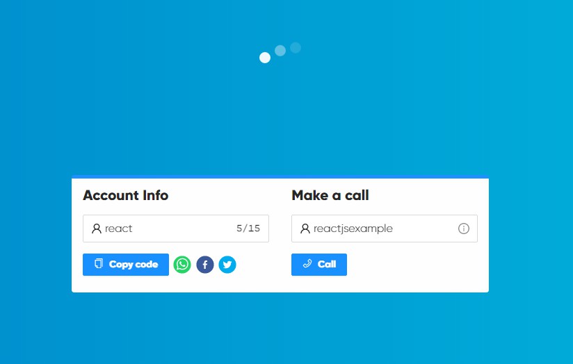 A a video calling and chatting app built using react.js built with modern frontend techniques for responsive and reusable UI.