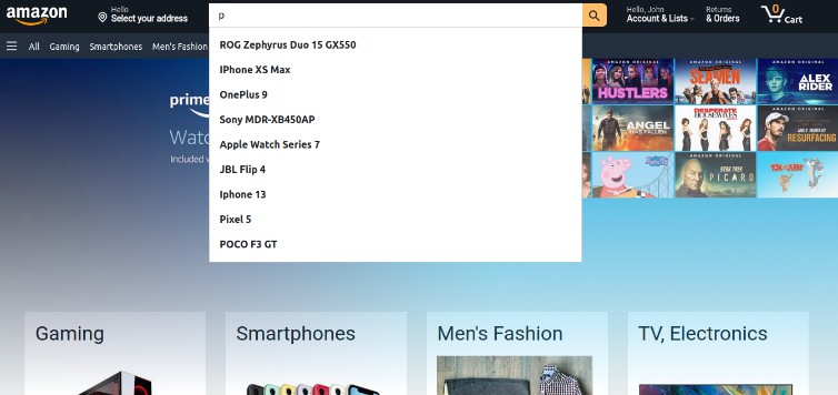 A a virtual ecommerce website using react, node js, express js, and mongoose built with modern frontend techniques for responsive and reusable UI.