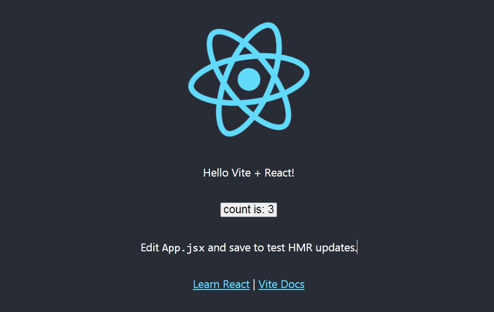A a vite + react starter template built with modern frontend techniques for responsive and reusable UI.