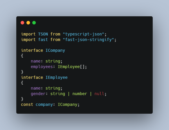 A 2x faster json stringify function with only one line built with modern frontend techniques for responsive and reusable UI.