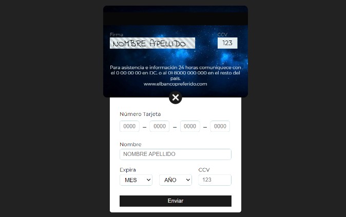 A an application of a credit card form with live data update built with react built with modern frontend techniques for responsive and reusable UI.