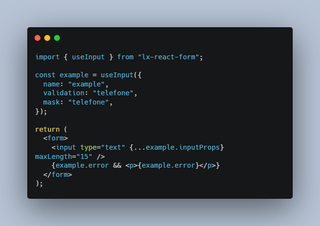 A a complete form validation hook for react built with modern frontend techniques for responsive and reusable UI.