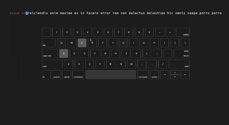 A an easy typing practice tool writing in react built with modern frontend techniques for responsive and reusable UI.