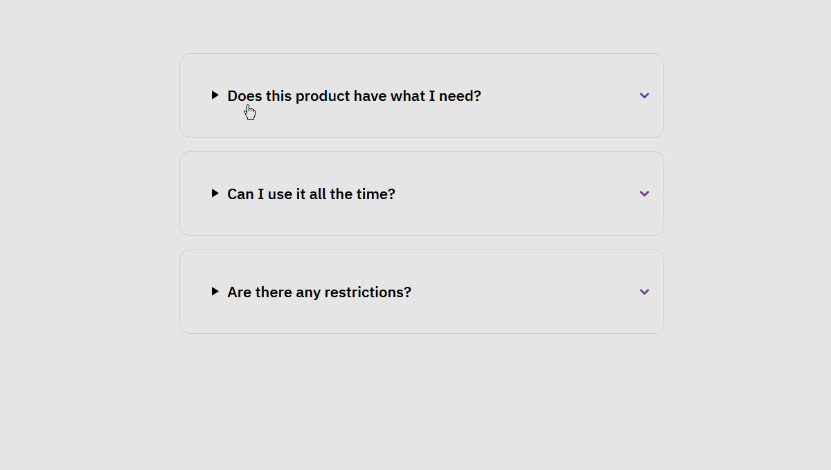 A css vertical accordion built with modern frontend techniques for responsive and reusable UI.