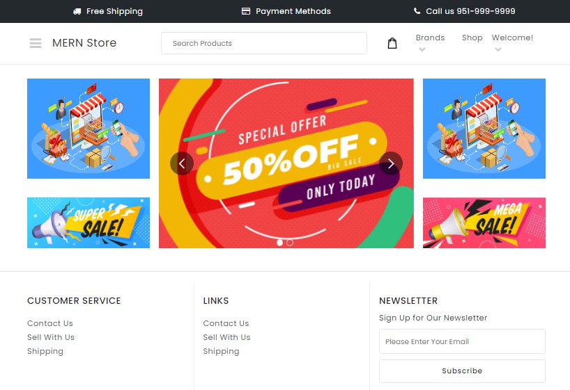 A an ecommerce website built with react and mongoose built with modern frontend techniques for responsive and reusable UI.