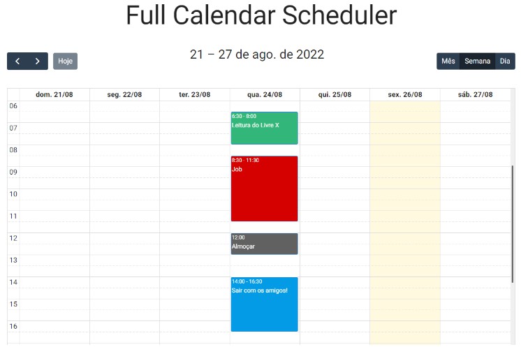 A an open-source fullcalendar scheduler using react built with modern frontend techniques for responsive and reusable UI.