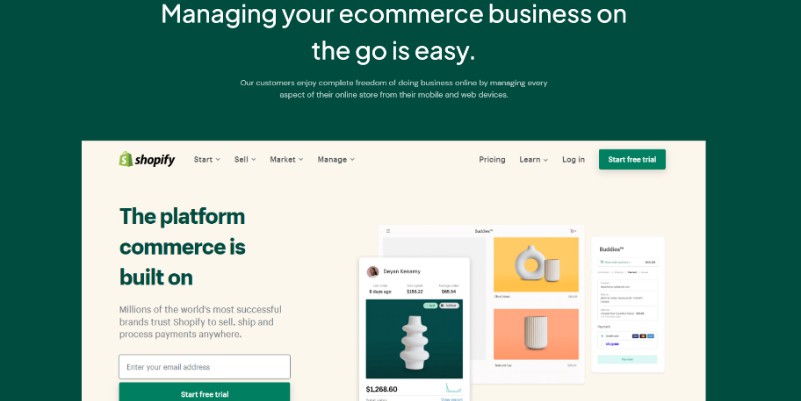 A an open source landing page shopify application using react built with modern frontend techniques for responsive and reusable UI.