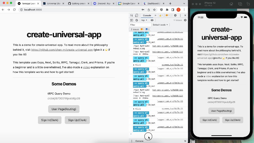 A an opinionated template for creating fullstack universal apps built with modern frontend techniques for responsive and reusable UI.