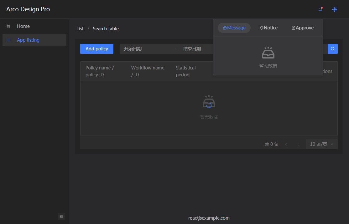 A arco-design pro minimal starter with vite.js, react.js, typescript built with modern frontend techniques for responsive and reusable UI.