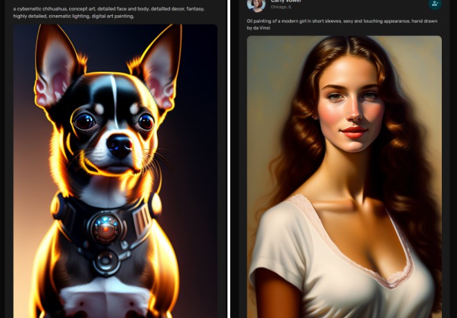 A a content media app where user can generate content/images built with modern frontend techniques for responsive and reusable UI.