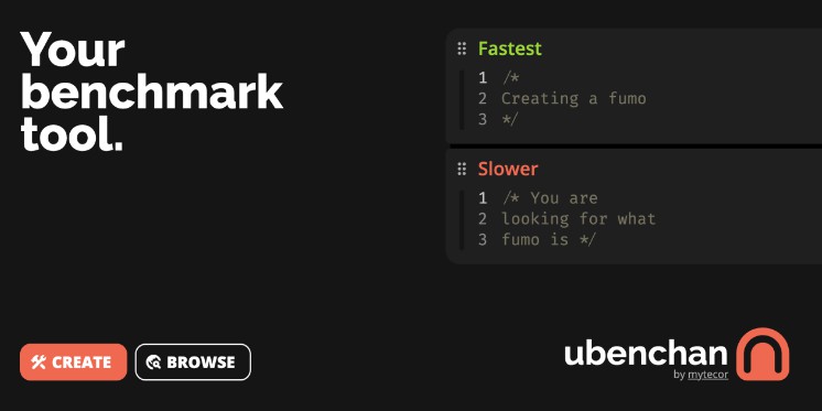 A beautiful browser benchmarks with react built with modern frontend techniques for responsive and reusable UI.