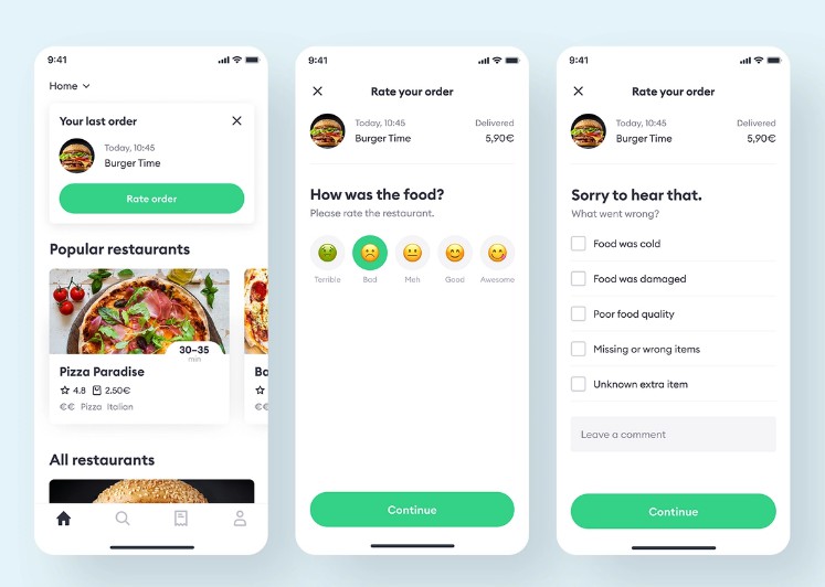 A bolt food clone built with react native built with modern frontend techniques for responsive and reusable UI.