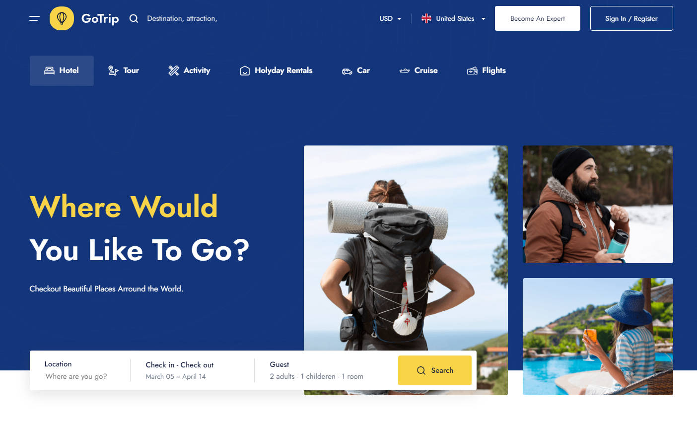 A 10 best online booking react templates built with modern frontend techniques for responsive and reusable UI.