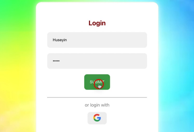 A built a form validation with react.js built with modern frontend techniques for responsive and reusable UI.