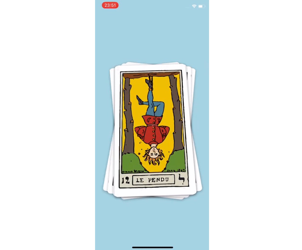 A cards cheap animated gesture component animated made with react native, expo and reanimated v2 built with modern frontend techniques for responsive and reusable UI.