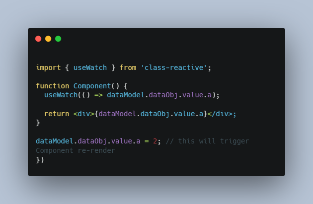 A class reactive - a utility library that endore multiple programing principles built with modern frontend techniques for responsive and reusable UI.
