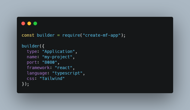 A cli app to create module federation applications built with modern frontend techniques for responsive and reusable UI.