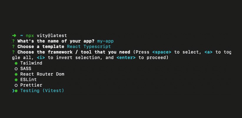A cli based on vite to generate your project easily built with modern frontend techniques for responsive and reusable UI.