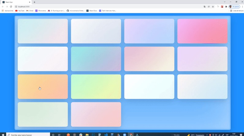 A a custom select component with a menu with animations and beautiful gradients built with react built with modern frontend techniques for responsive and reusable UI.