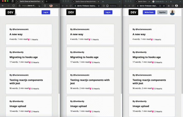 A devto website clone using nextjs and firebase as baas built with modern frontend techniques for responsive and reusable UI.