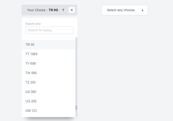 A dropdown component for react built with modern frontend techniques for responsive and reusable UI.