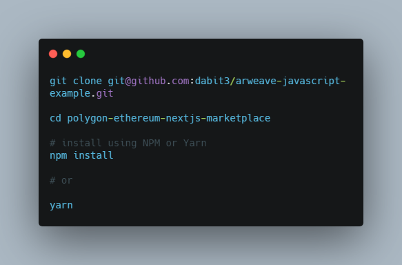 A example of how to use arweave in a javascript client application with react built with modern frontend techniques for responsive and reusable UI.