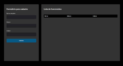 A form registration with axios request built with modern frontend techniques for responsive and reusable UI.