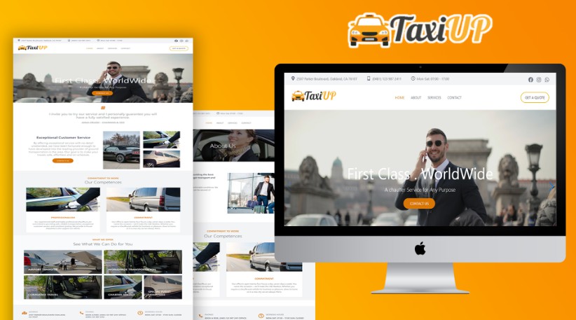 A free nextjs template for taxi driver made with nextjs and tailwindcss built with modern frontend techniques for responsive and reusable UI.