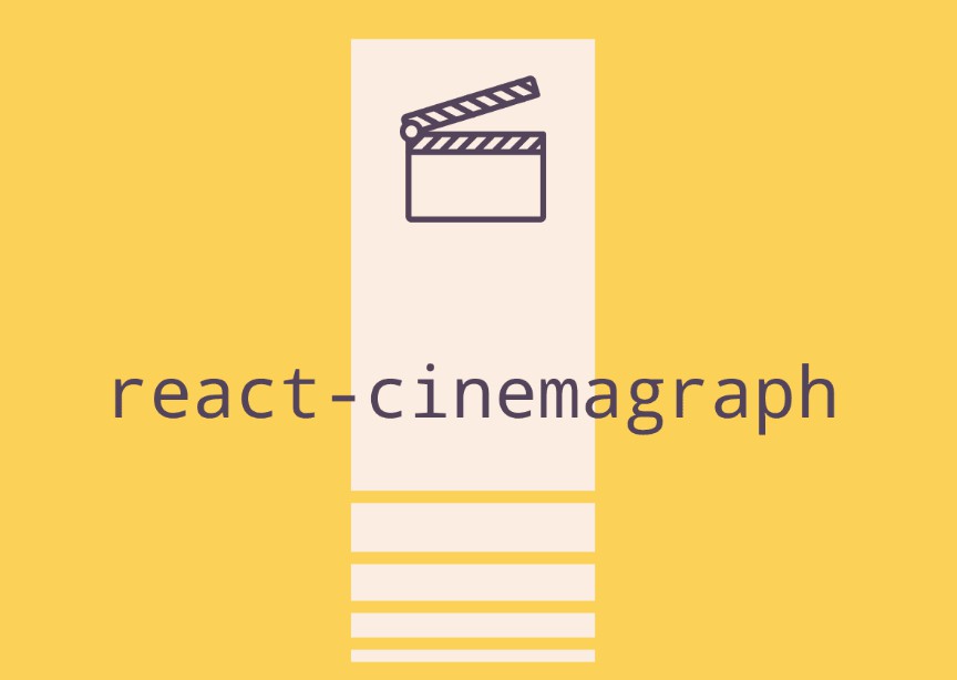 A generic cinemagraph component built for react built with modern frontend techniques for responsive and reusable UI.