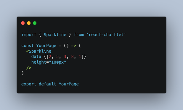 A a dead simple and tiny charting library for react built with modern frontend techniques for responsive and reusable UI.