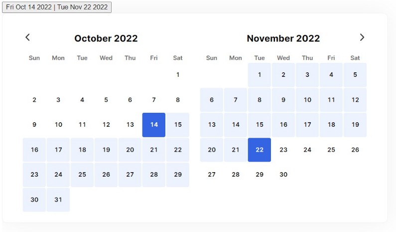 A highly customizable atomic components for react calendar date pickers built with modern frontend techniques for responsive and reusable UI.