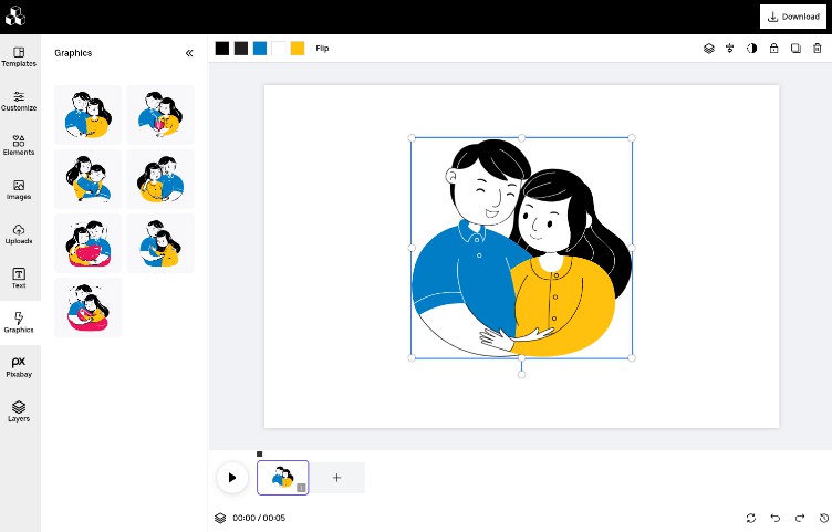 A image, presentation and video editor built with modern frontend techniques for responsive and reusable UI.